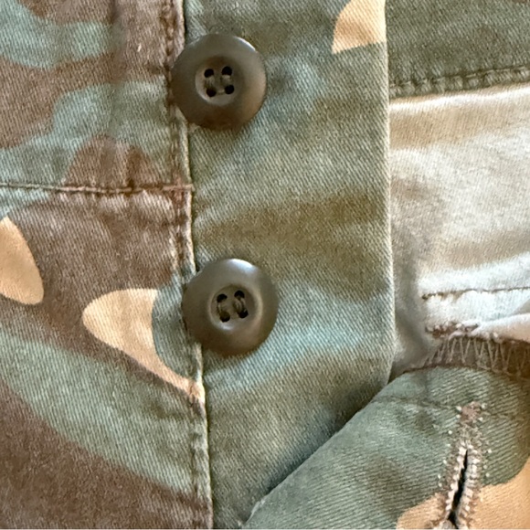 MOTHER Private High-Rise Patch Pocket Straight-Leg Ankle Jeans Camouflage 29 - Picture 8 of 16